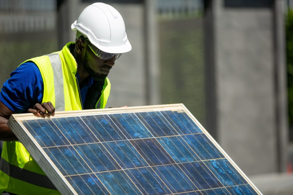 maintenance engineer, Solar energy systems engineer perform analysis solar panels