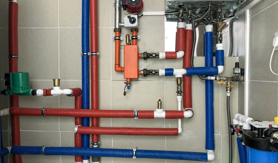 heating and water supply system of a private house